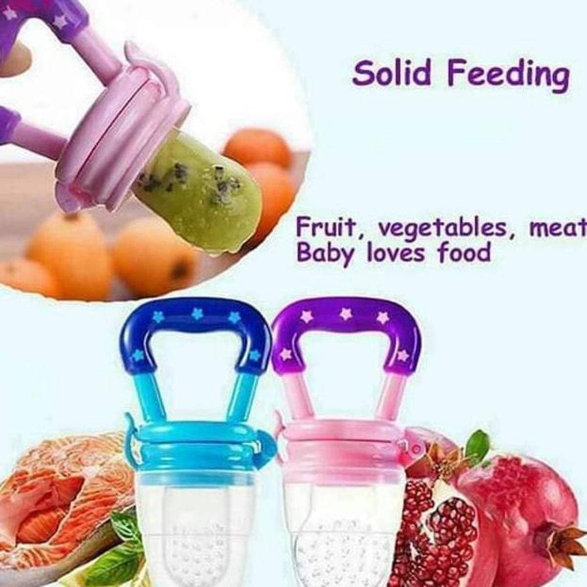 Baby Solid Pacifier Feeding Start