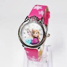 Frozen Anna and Elsa Cartoon Character Children/Kids Analog Wrist Watch