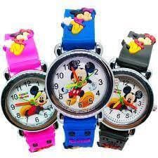 MICKEY MOUSE Children Cartoon Wrist Watch with Silicon Band