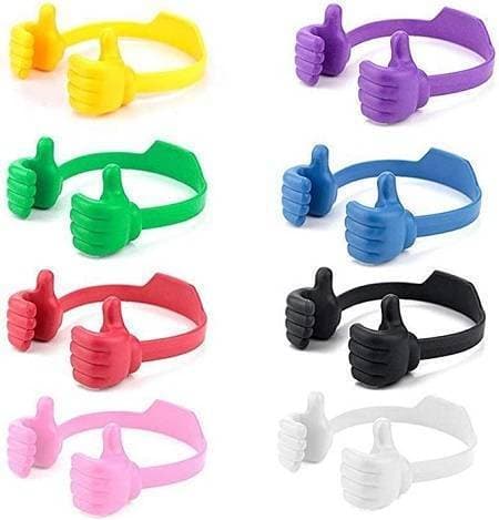 Multi Color Thumbs up Mobile Phone Holder - 1 Piece