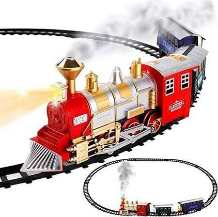 Classic Train Playset Set for Kids