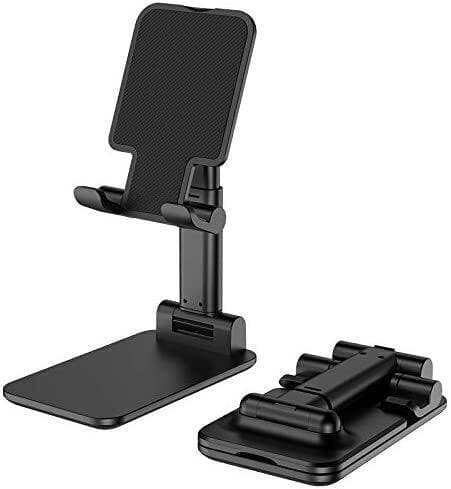 Folding Desktop Stand Holder for Mobile Phones & Tablets