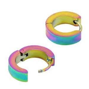 New Style Stainless Steel Hoop Earrings/Trendy Stainless Steel Hoop Earrings/Gift For Him/Her