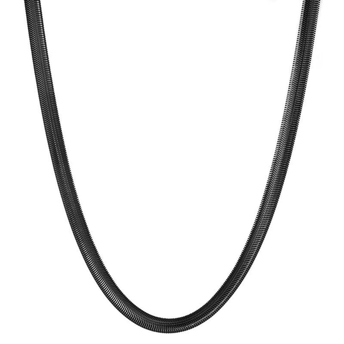 Classy Black Snake Chain For Men/Black Snake Chain For Men/Gift Accessory For Him