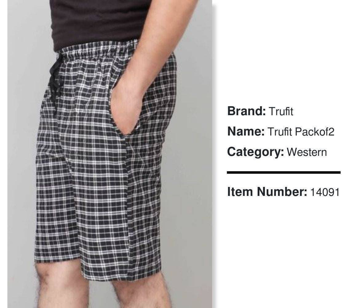 Trufit Short For Men's - Pack of 2