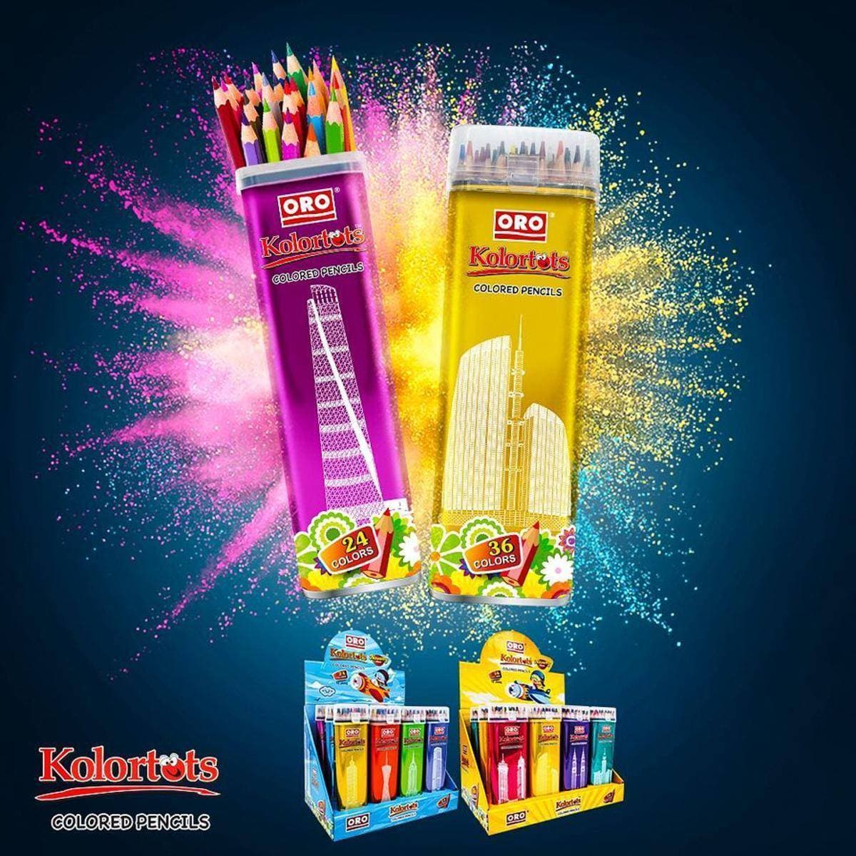 Oro Pencil Color - Pack of 24 PCS