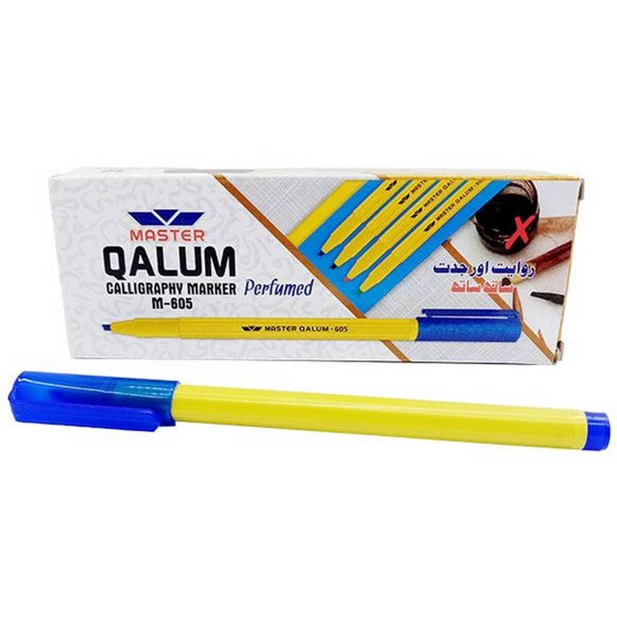 7 Blue & 3 Black Master Marker 605 For Office - Pack of 10