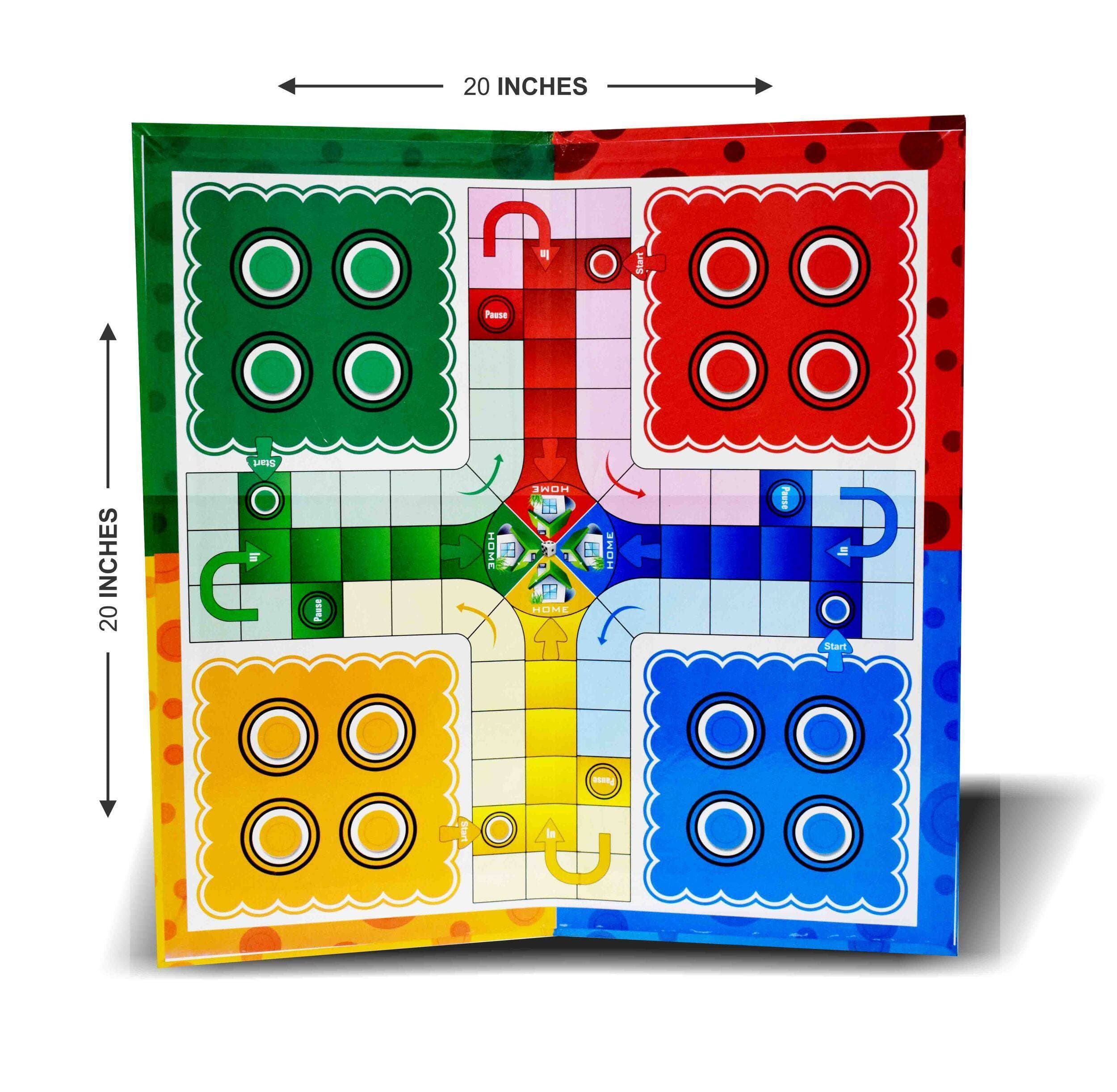 Ludo Lasani Board Game - 20 X 20 Inches