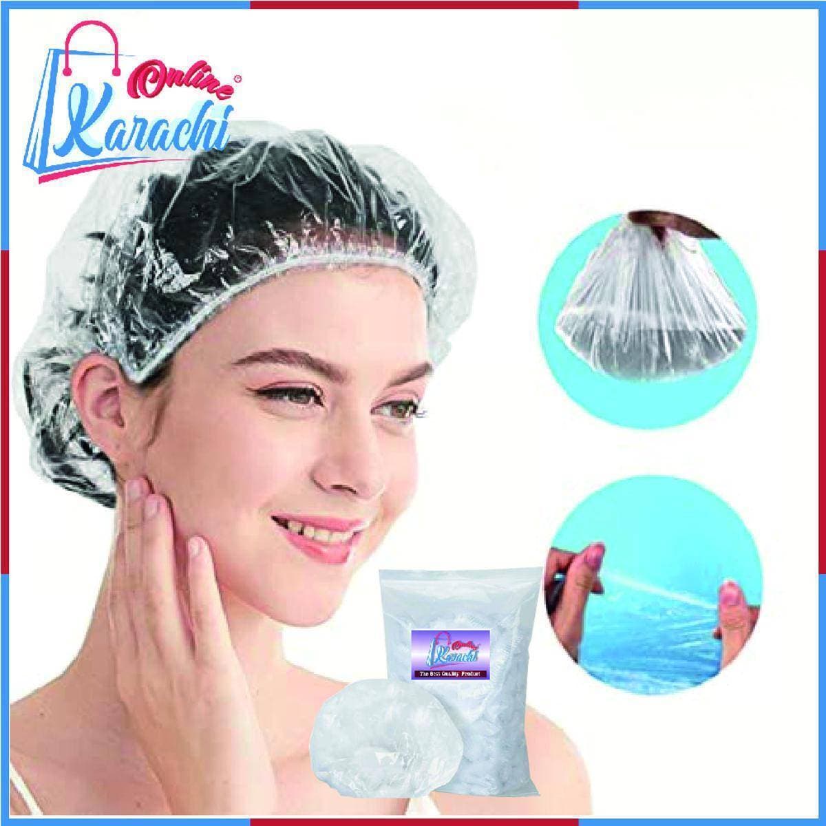 Pack Of 100 Pc Disposable Shower Caps Large