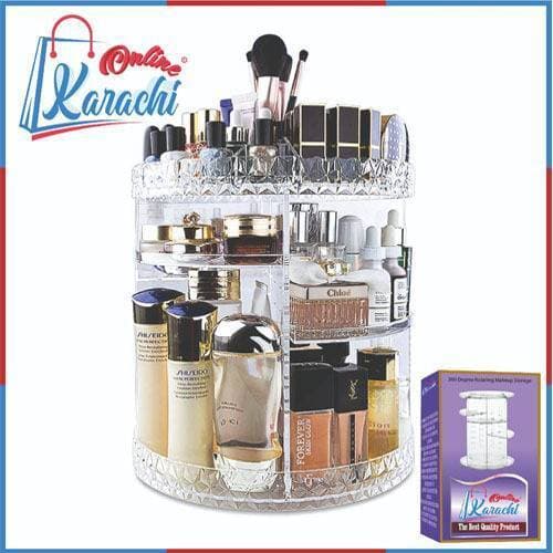 360 Degree Rotating Makeup Storage Rack