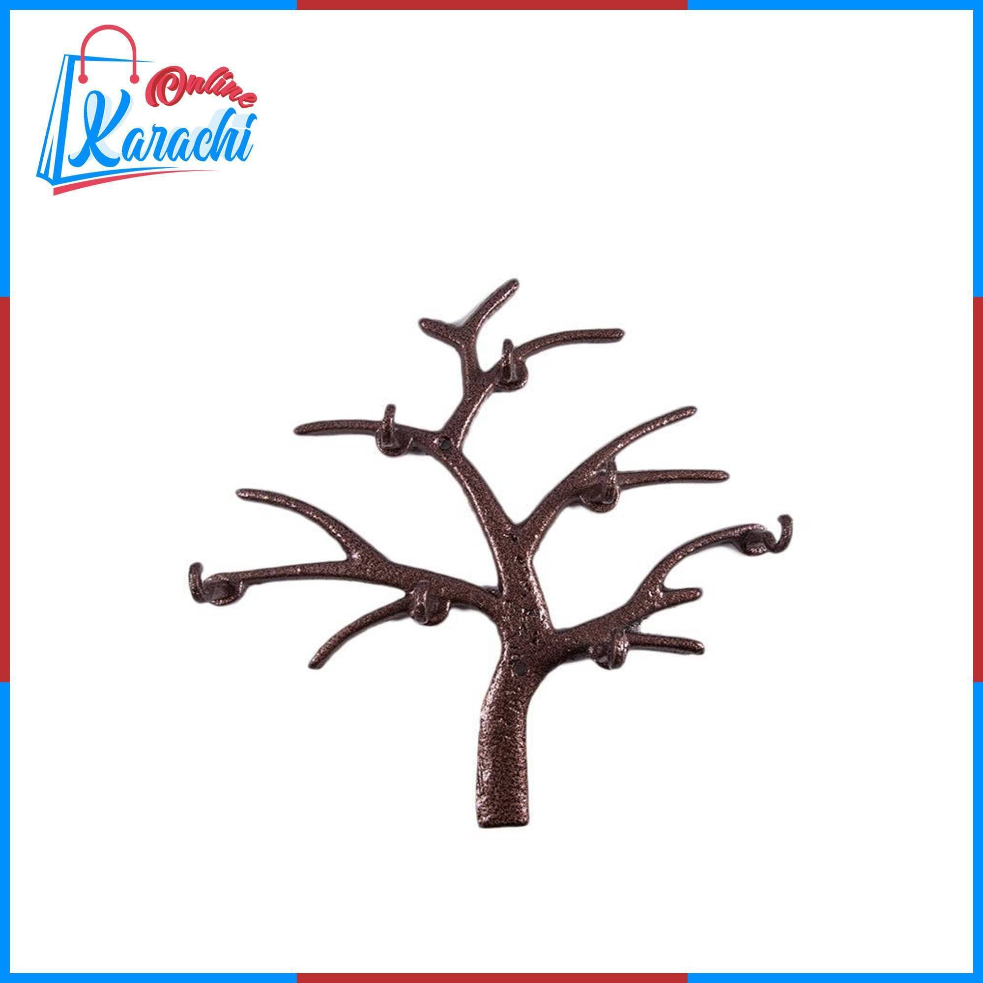 Wall Decorative Antique Design Tree Shaped Key Holder