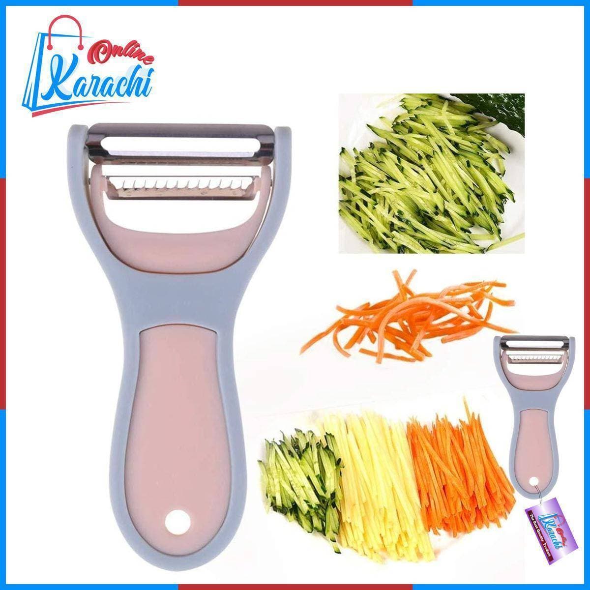 2 In 1 Julienne Peeler Vegetable Cutter