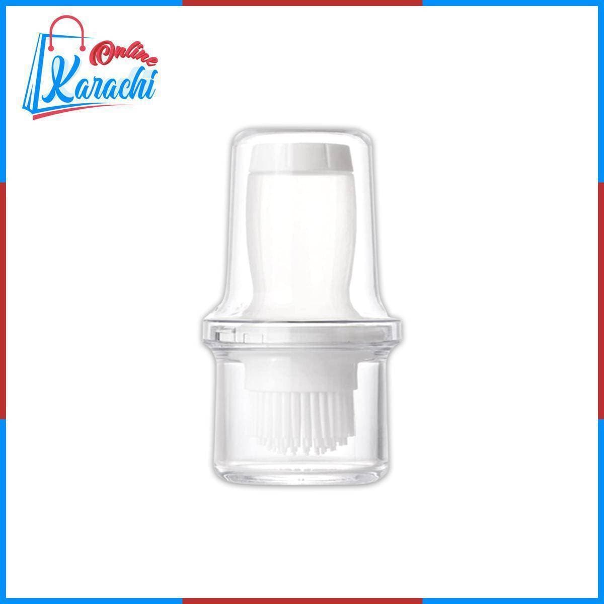 Extruded Silicone Bbq Oil Brush With Acrylic Bottle