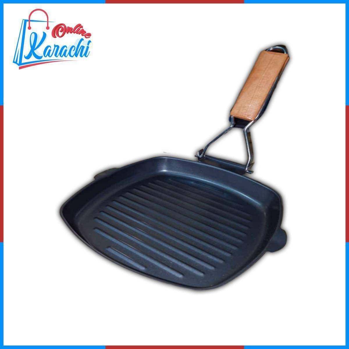 Grill Pan Non Stick Die Cast Ceramic Coating 20Cm/24Cm/28Cm