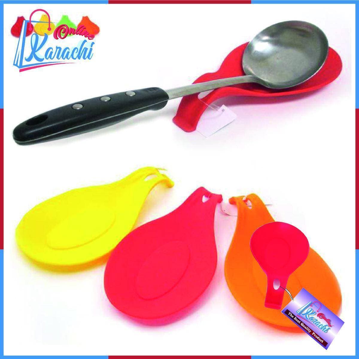 Silicon Kitchen Spoon Holders Fork