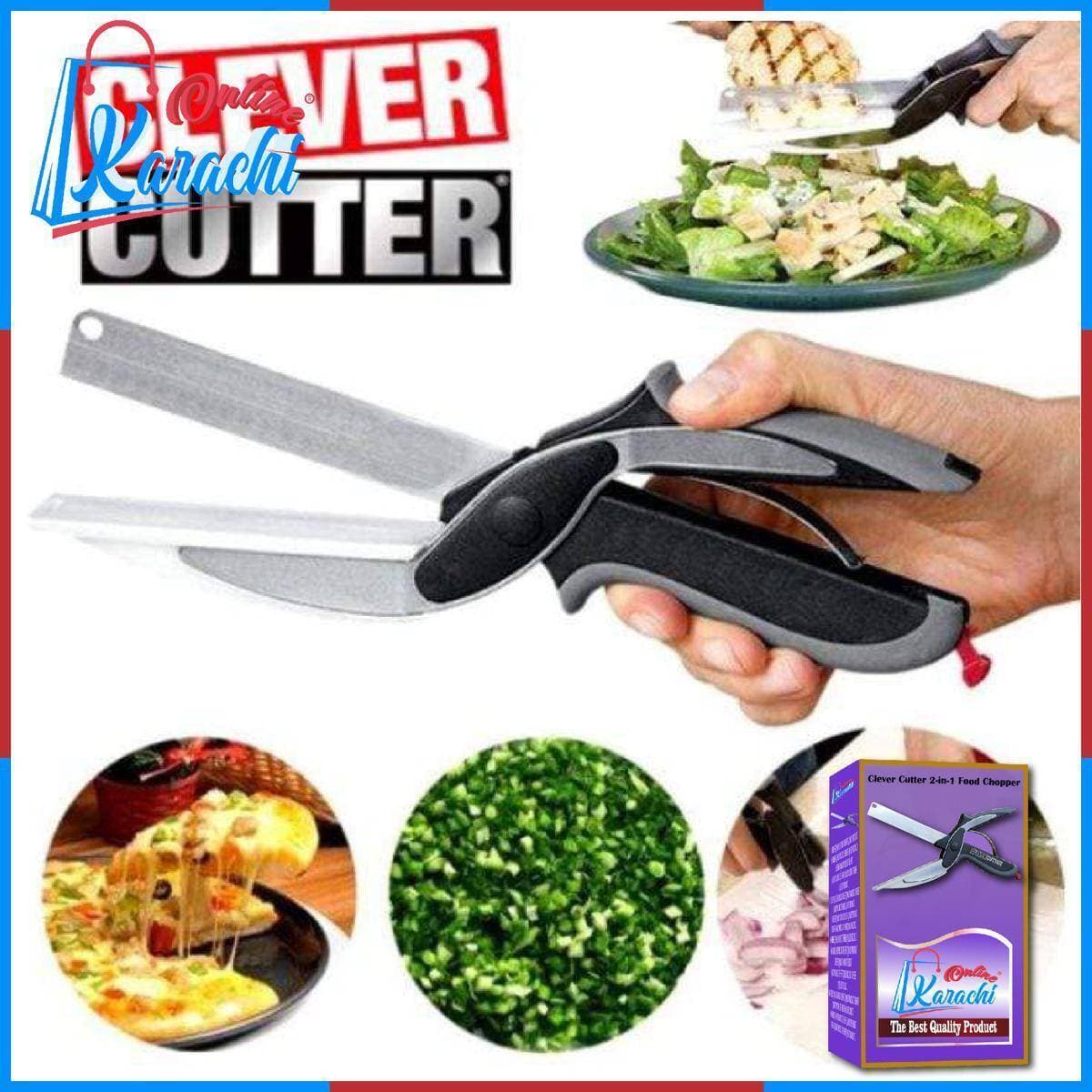 Shop Online Clever Cutter 2-In-1 Food Chopper