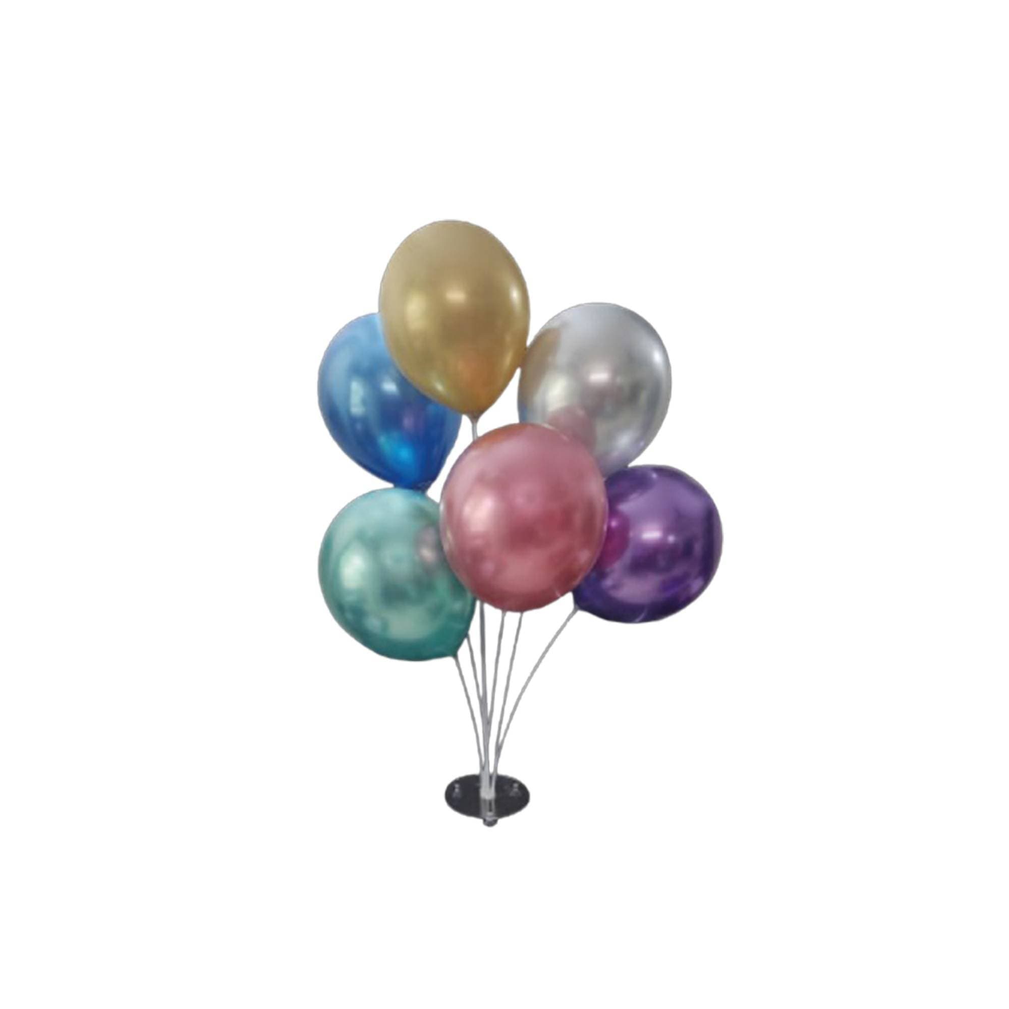 7 Tubes Balloons Holder Column Stand Balloon Stand Kit
