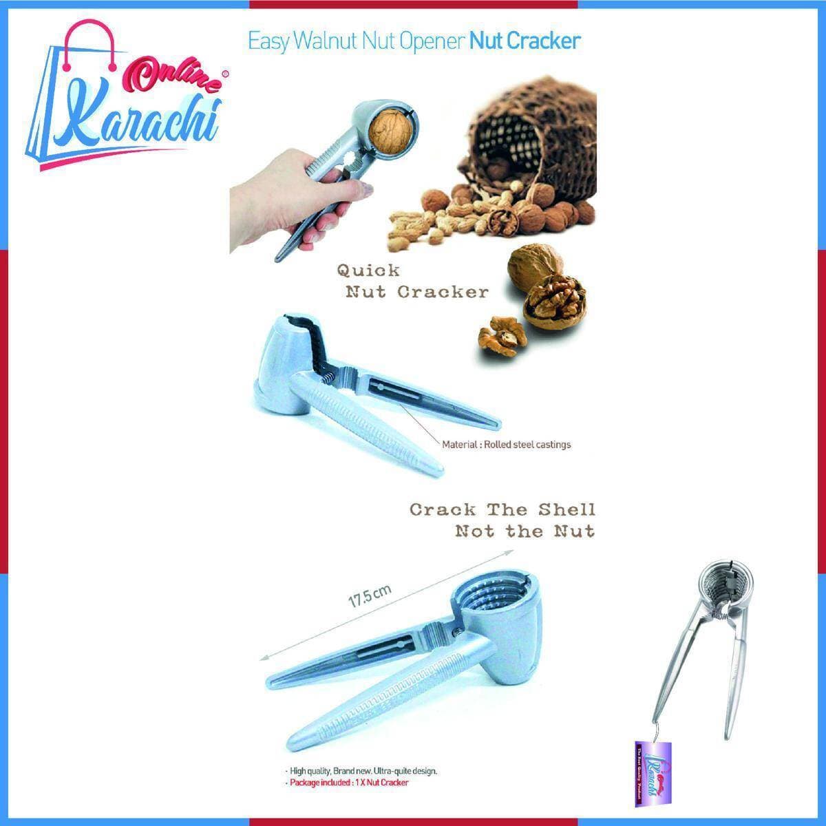 Stainless Steel Nut & Seafood Cracker