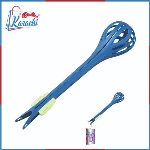 Manual Egg Beater Two-In-One Kitchen Food Tongs Noodle Tongs