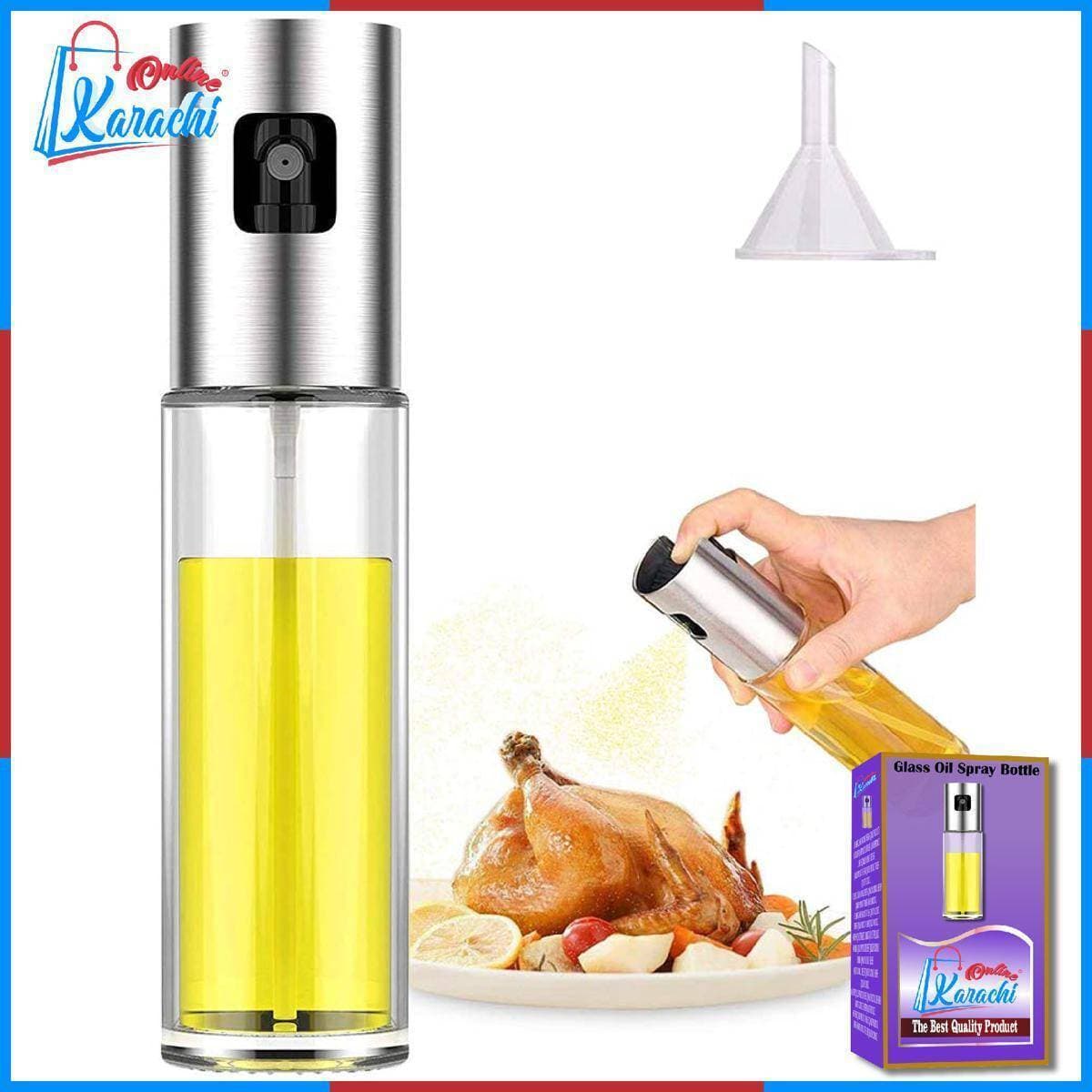 Glass Oil Spray Bottle Pump For Oil-Control