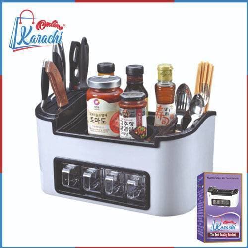 Kitchen Utensils Condiment Storage Rack