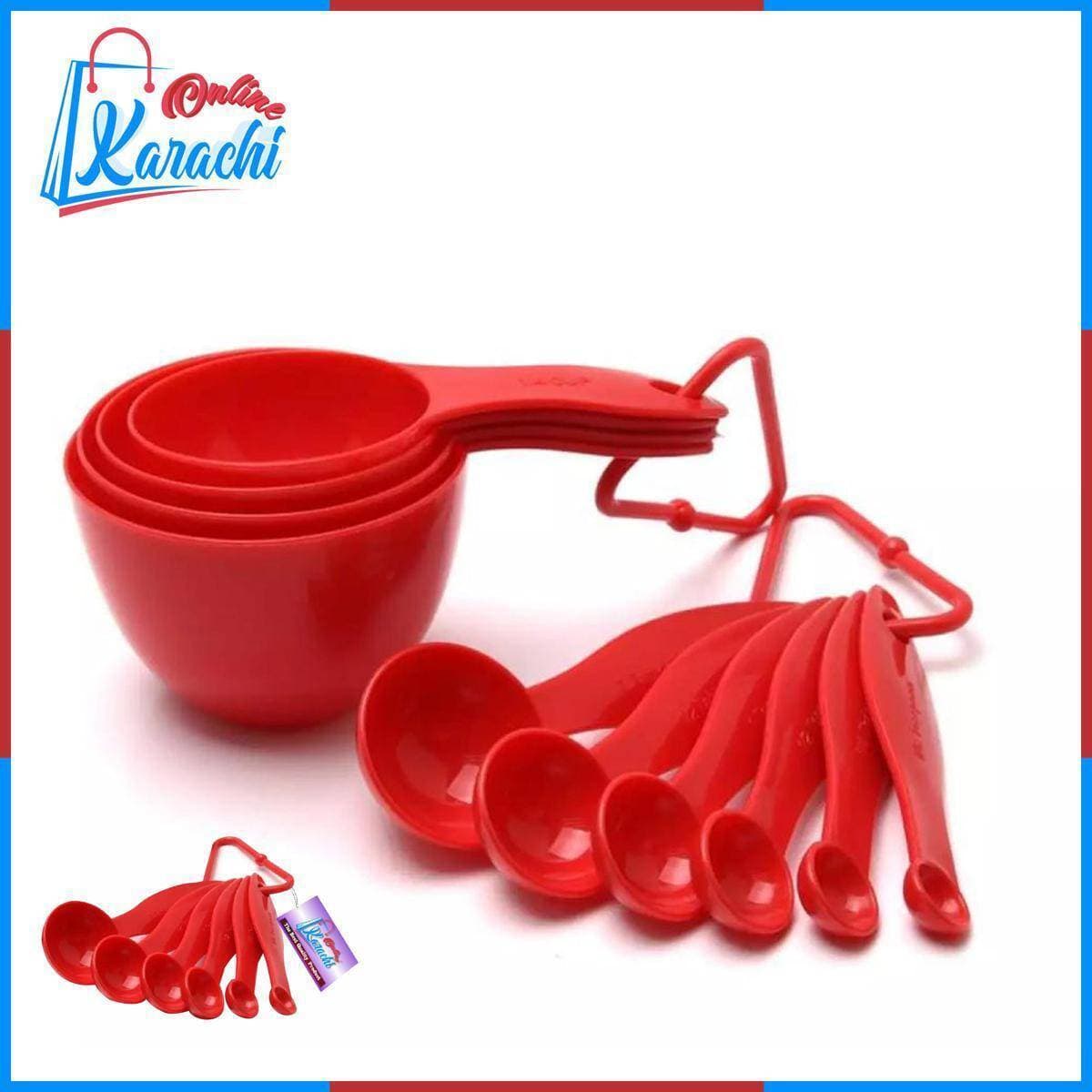 Pack Of 8 - Red Food Grade Kitchen Gadgets Tools