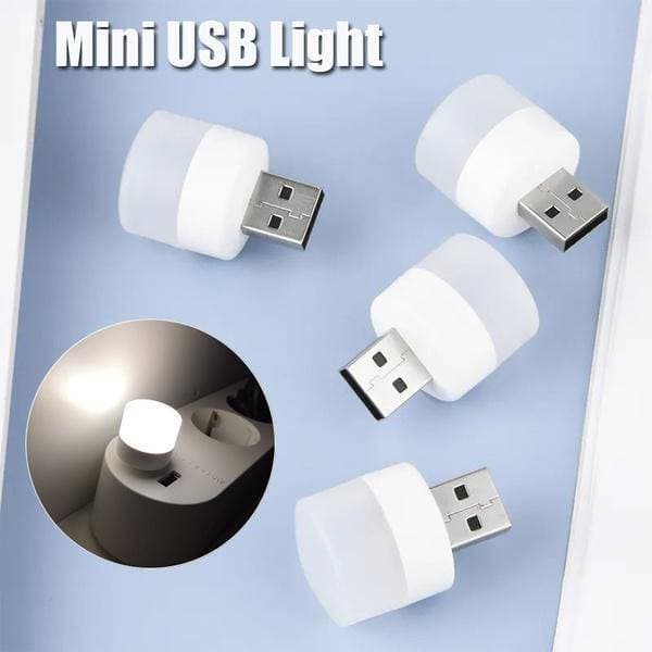 Mini Usb Led Light Bulbs - White - 1-Piece