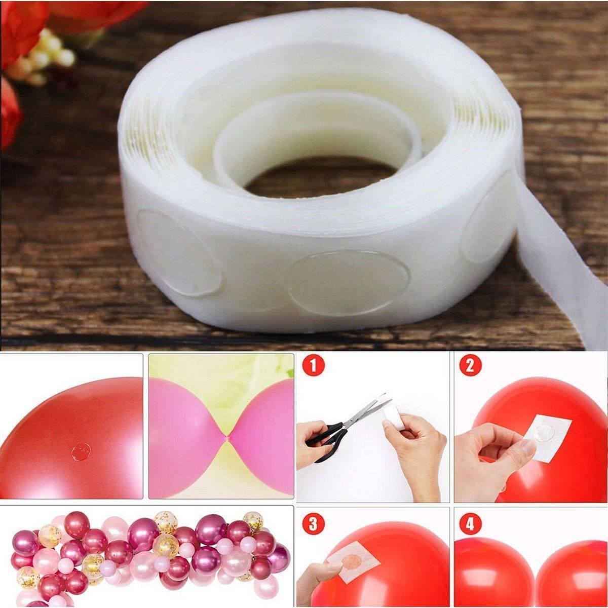 Glue Tape Removable Adhesive Glue Dot Foil Balloon Wedding Birthday Decor Tape