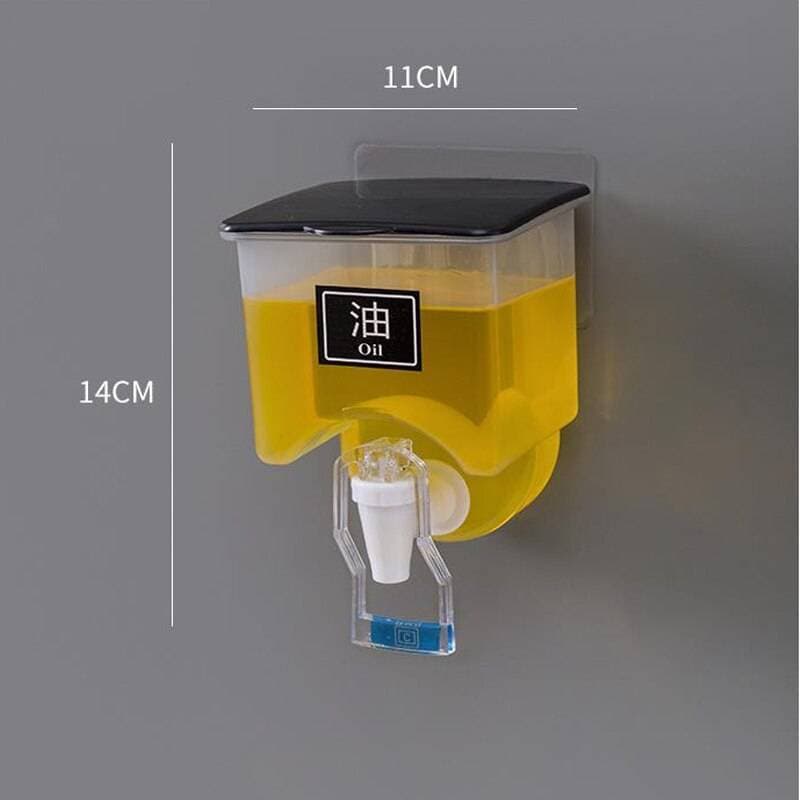 Wall Mounted Punch Oil Dispenser For Kitchen - 1 Piece