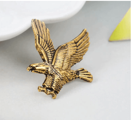 Flying Eagle Brooch For Men's