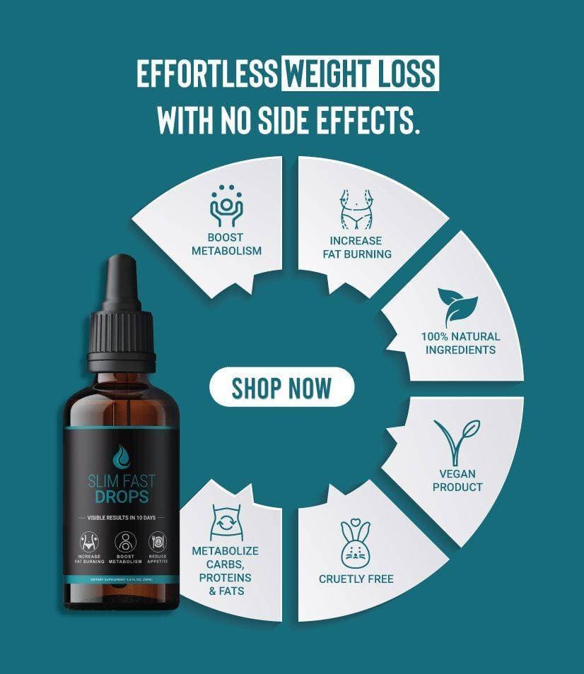 Slim Fast Drops Worlds Best Dietary Supplement for Weight Loss