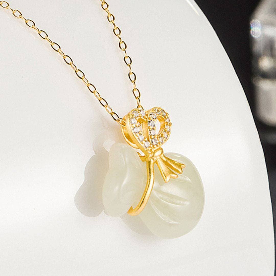 Love Knot Luck Bag Pendant Necklace For Women MNE-011