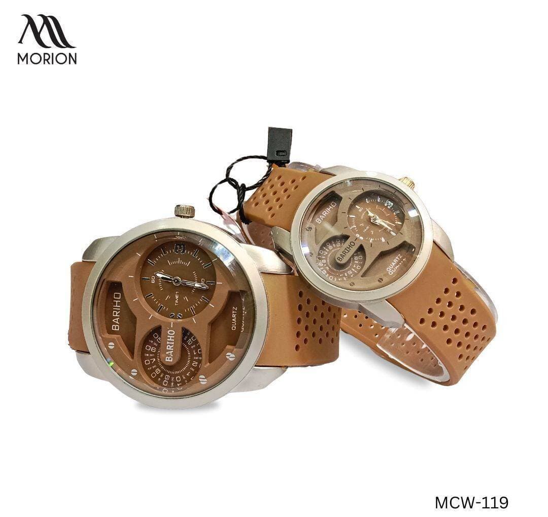 Bariho Silicon Strap Sport Style Couple Watch For Men And Women MCW-119