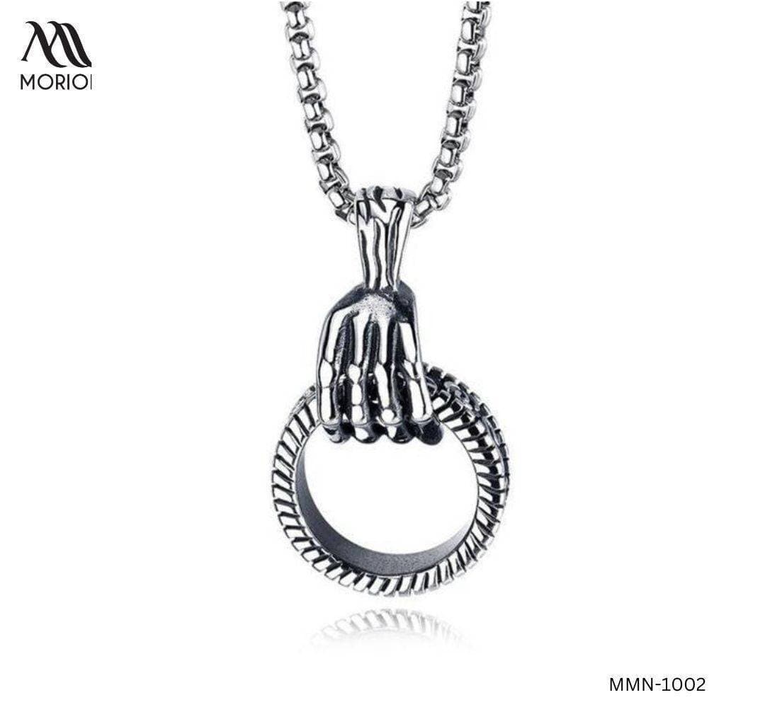 Monster Ring Stainless Steel Necklace For Men MMN-1002