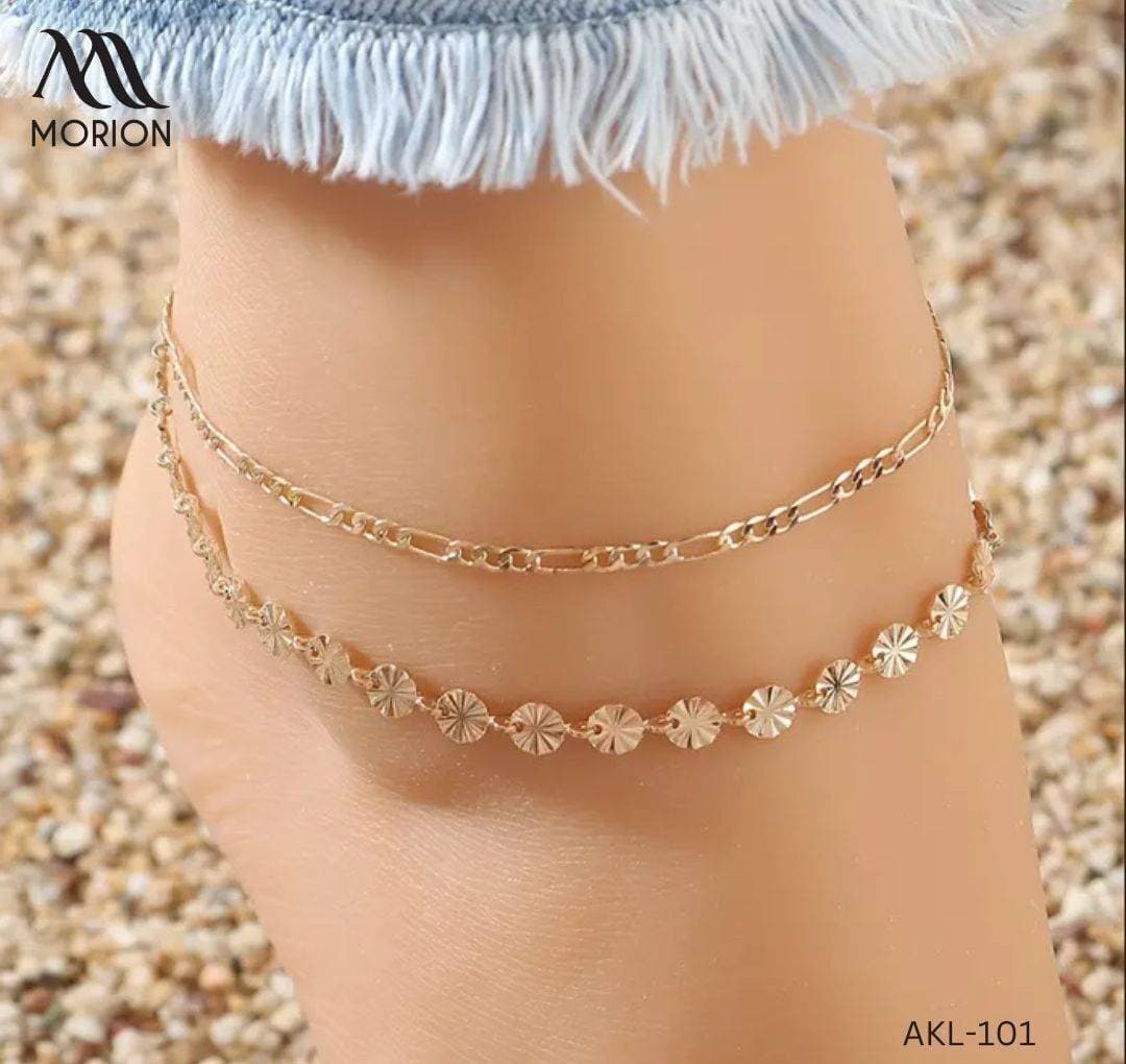 Dainty Sunflower Tussle Charm Anklet For Women AKL-101