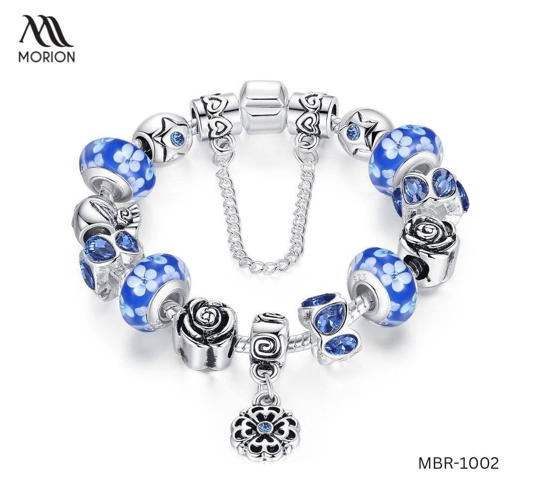Murano Glass Charm Beads Bracelet For Women MBR-1002