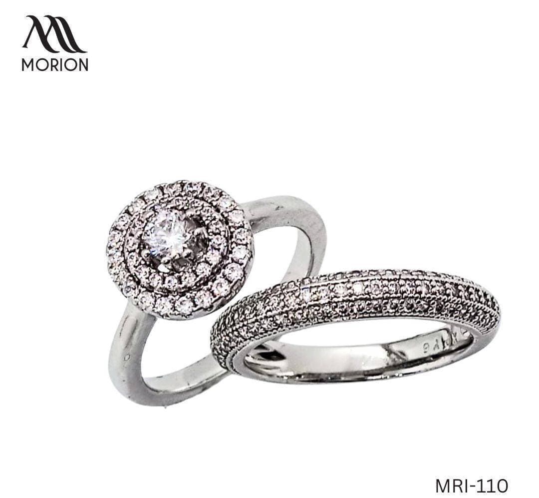 Celestial Sparkle Diamond Double Ring For Women MR-110