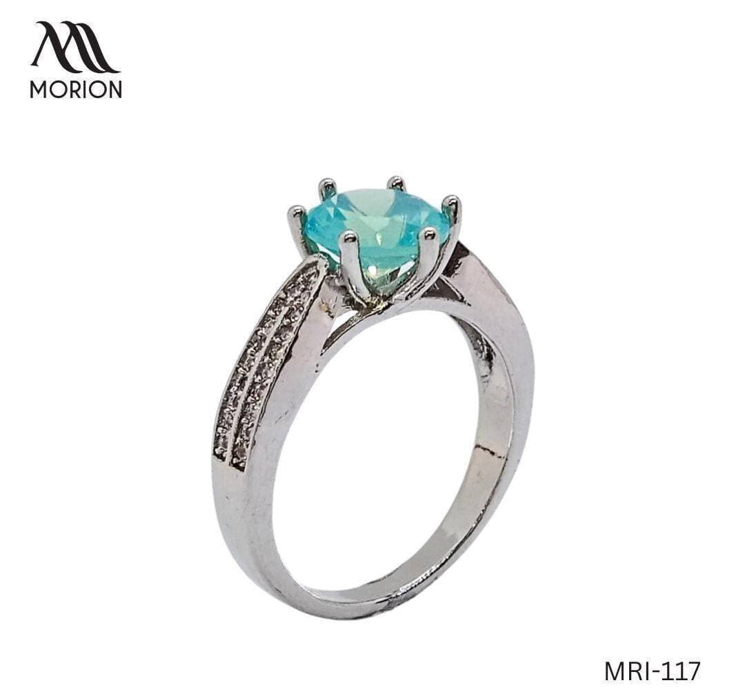 Blue Sapphire Crystal Diamond Ring For Women MRI-117