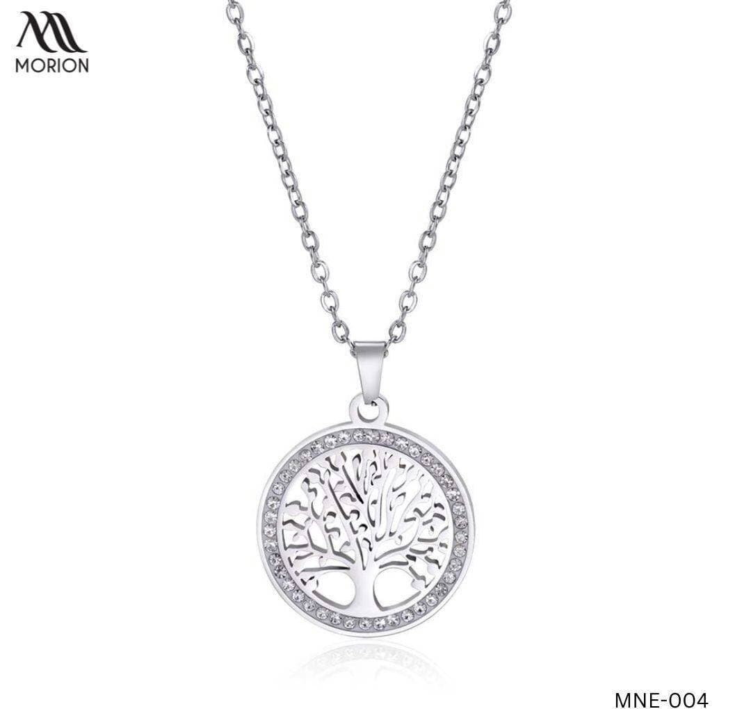 Dreamtime Tree Of Life Unisex Stainless Steel Pendant Necklace MNE-004