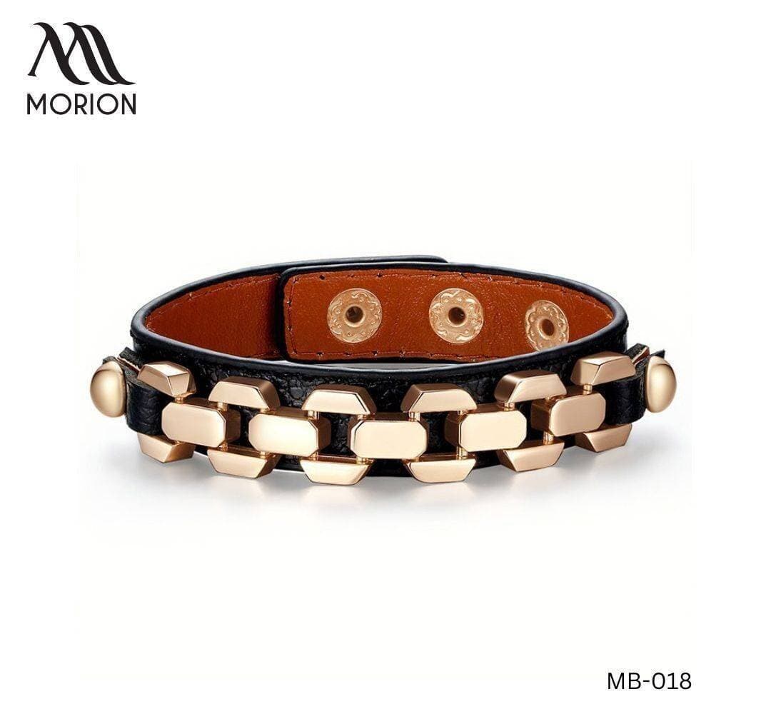Unisex Leather Cow Hide Leather Bracelet MB-018