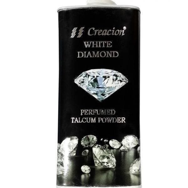 Creacion White Diamond Perfumed Talcum Powder - 100 gm