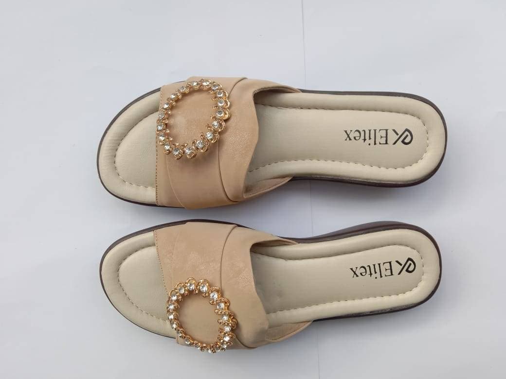 Women's/Girls New Beige Color Casual Chappal comfortable and more walkability