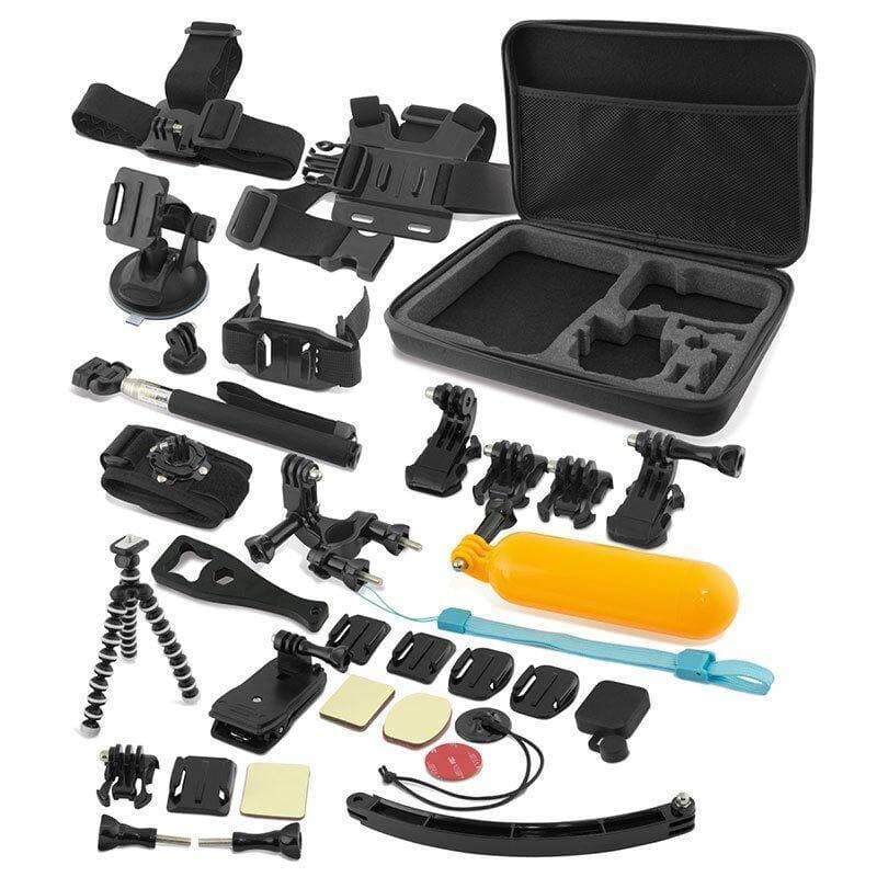 GoPro and Action Camera Accessories Kit with bag