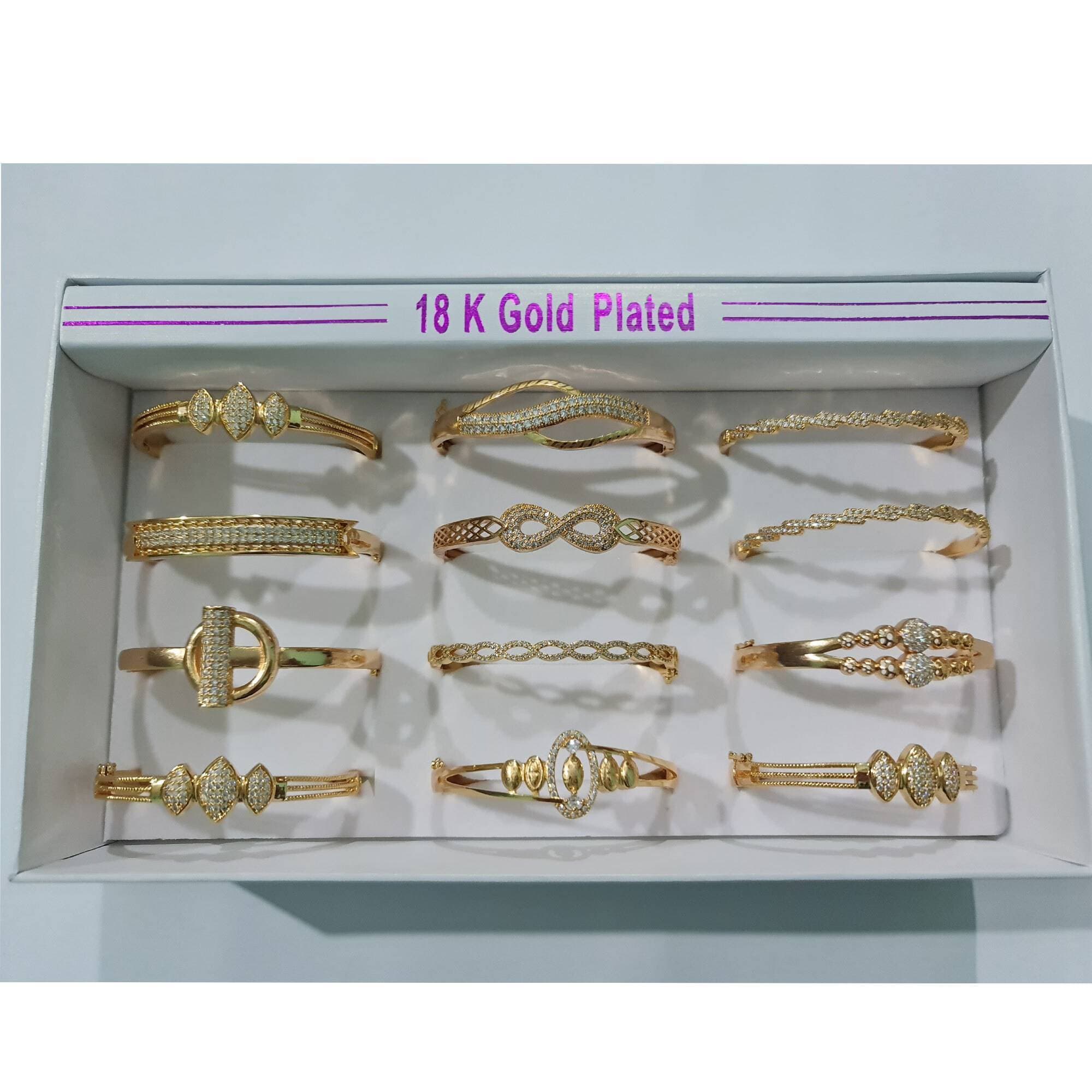 1 Piece 18 K Bracelet For Girls And Women