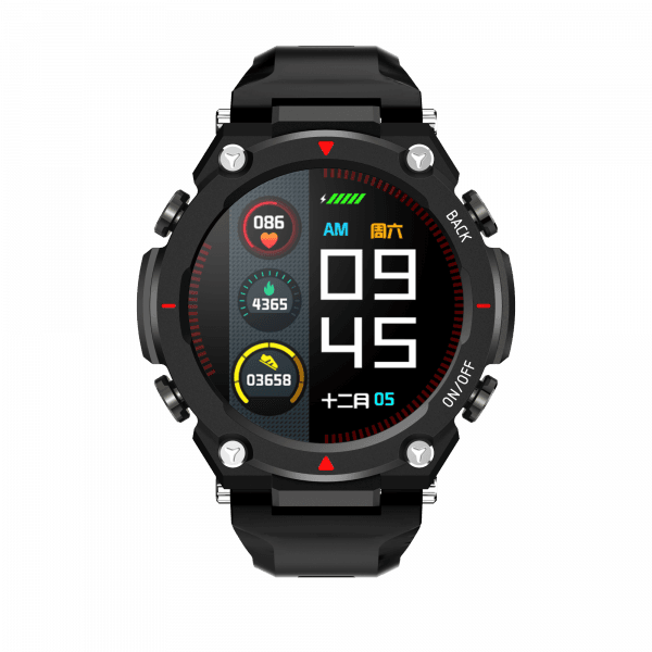 DK20 Sports Smart Watch For Men - Black