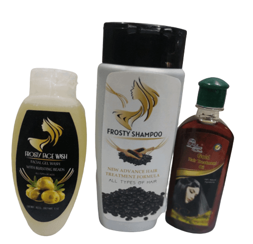 Frosty Shampoo, Face Wash And Hair Oil Set