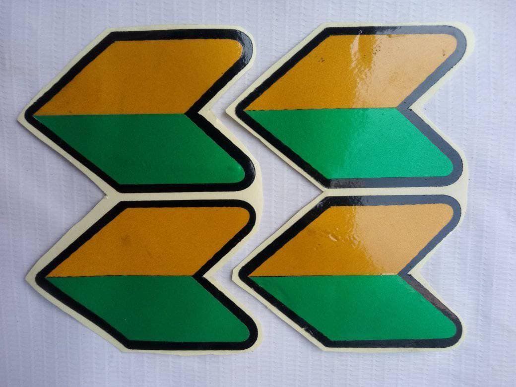 Car Stickers Of JDM Logo - Pack Of 4