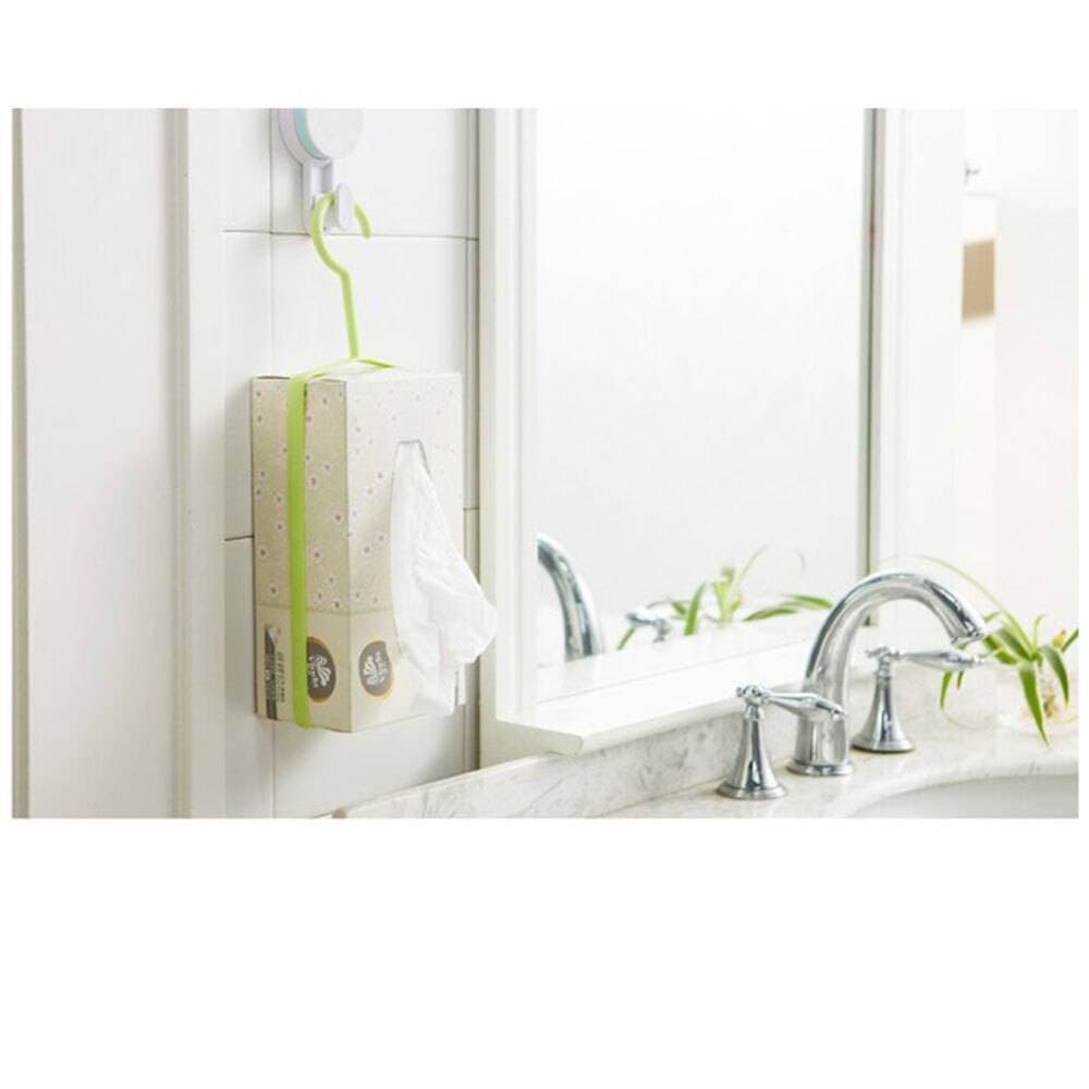 Soft and Durable Plastic TPR Car and Bathroom Use Paper Hanger Holder and Hook
