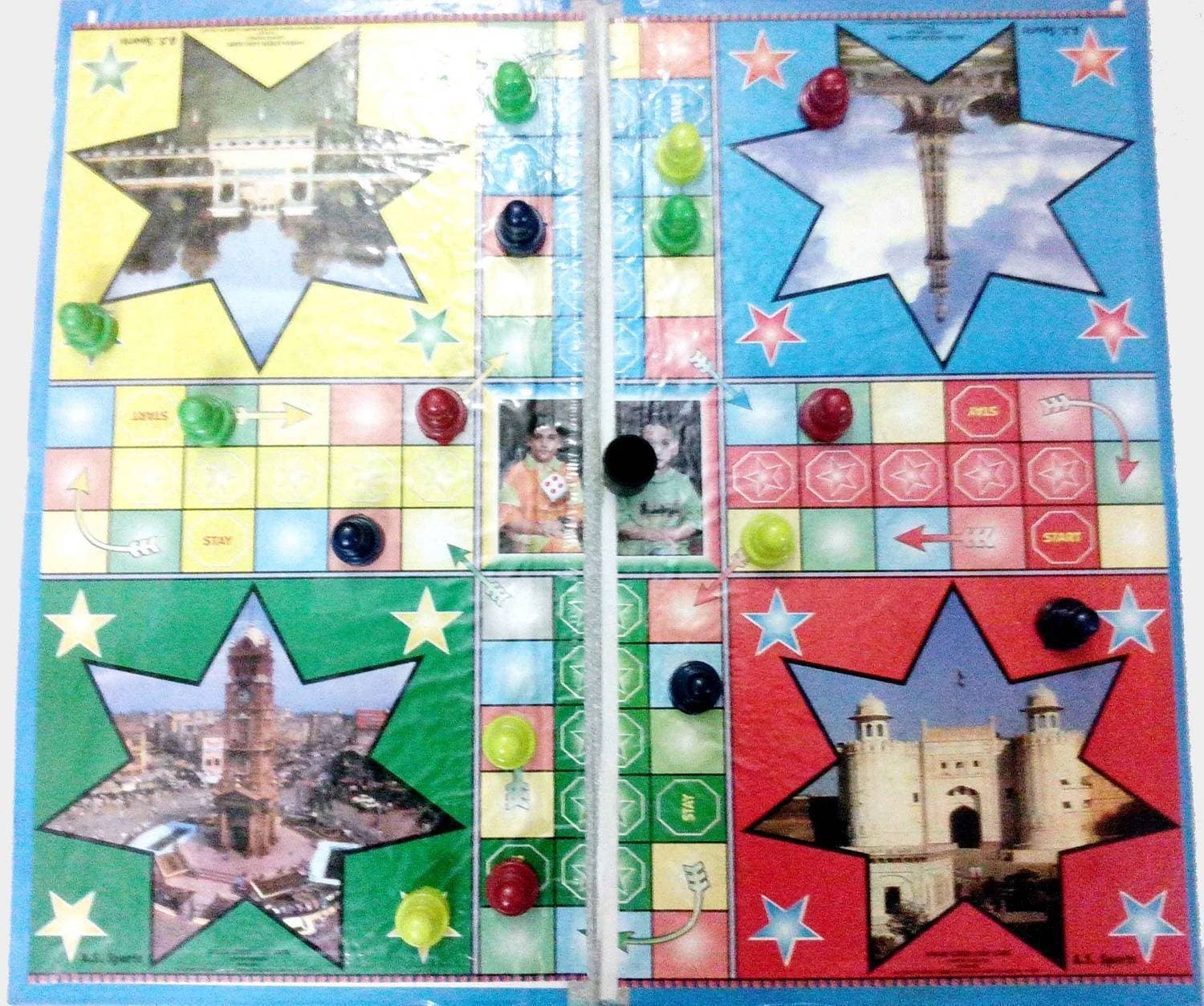 4-player Xl Ludo Board Game