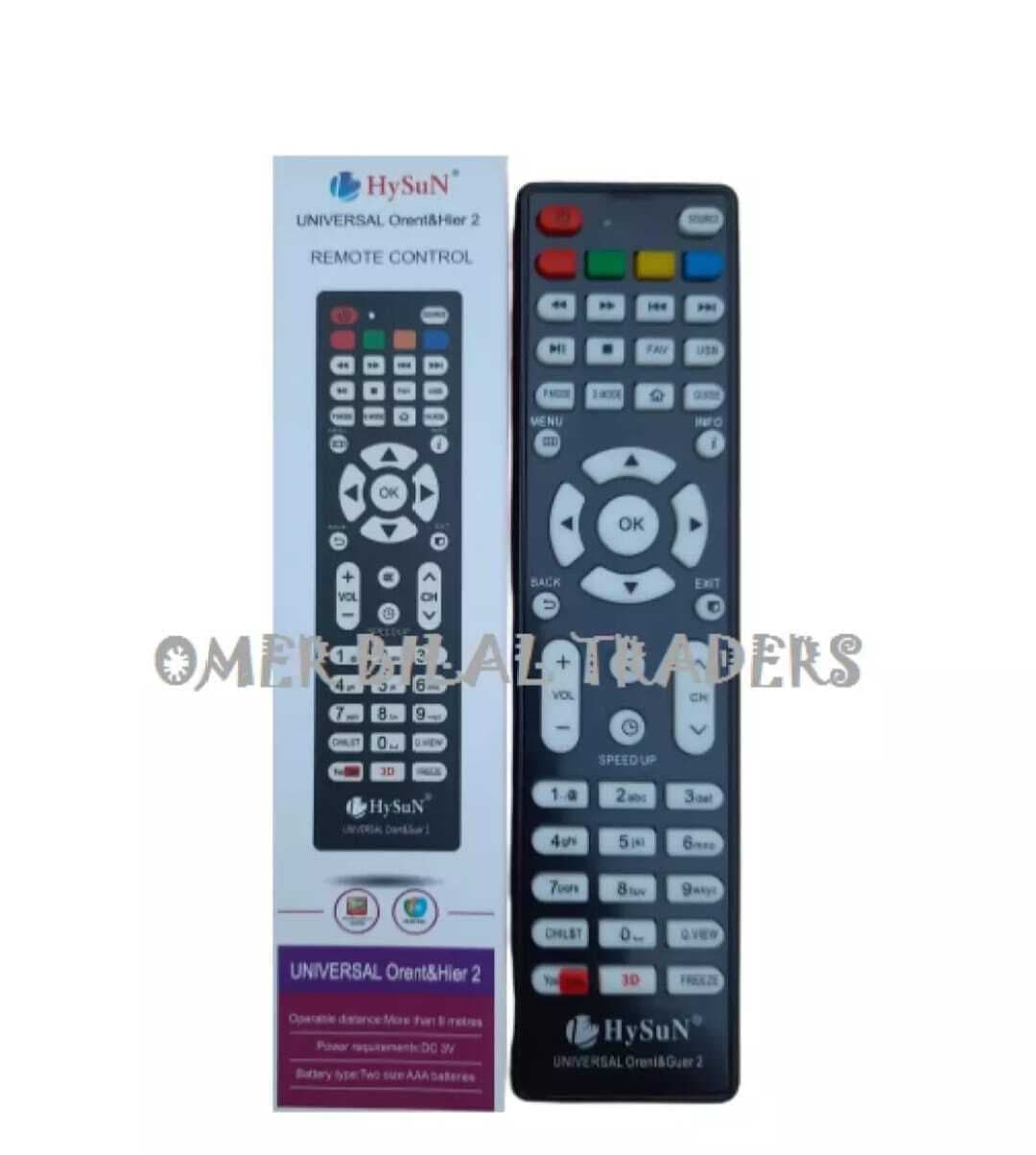 Haier Hysun Universal Orient & Hier 2 Remote For Led & Lcd, Tv